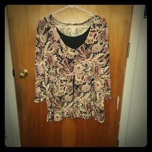 Christopher & Banks Blouse 1X
